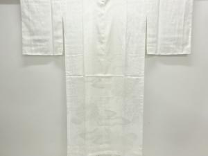 花薬玉模様織出し単衣長襦袢